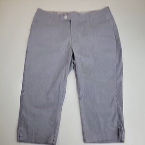 Riders by Lee Women's Capri Size 37 Stretch High Rise Split Hem